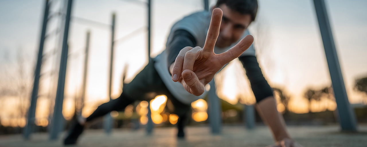 Calisthenics mit Elastikplatten